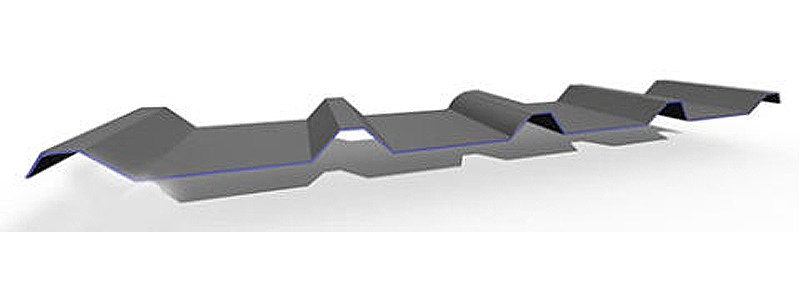 4. Widespan 762 Steel Sheet